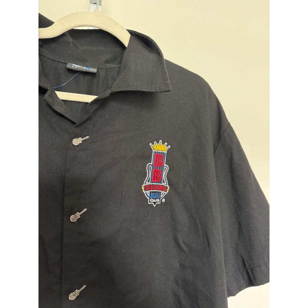 BB King's Blues Club Men’s Button Up Shirt Size 2XL Embroidered S-01 - Picture 5 of 9
